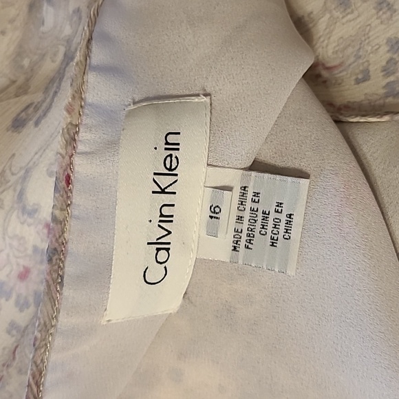 Calvin Klein Sleeveless Silk Dress - Picture 6 of 8